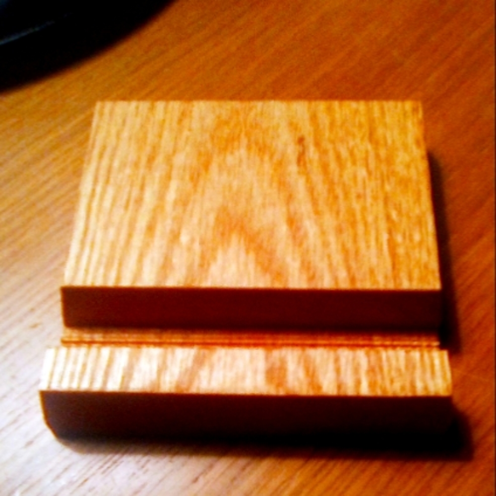 Handcrafted Maple Phone Stand